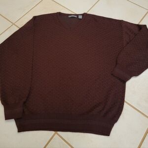 Vintage Consensus Mens Sweater Pullover 2Xl 90s Y2K Wool Blend